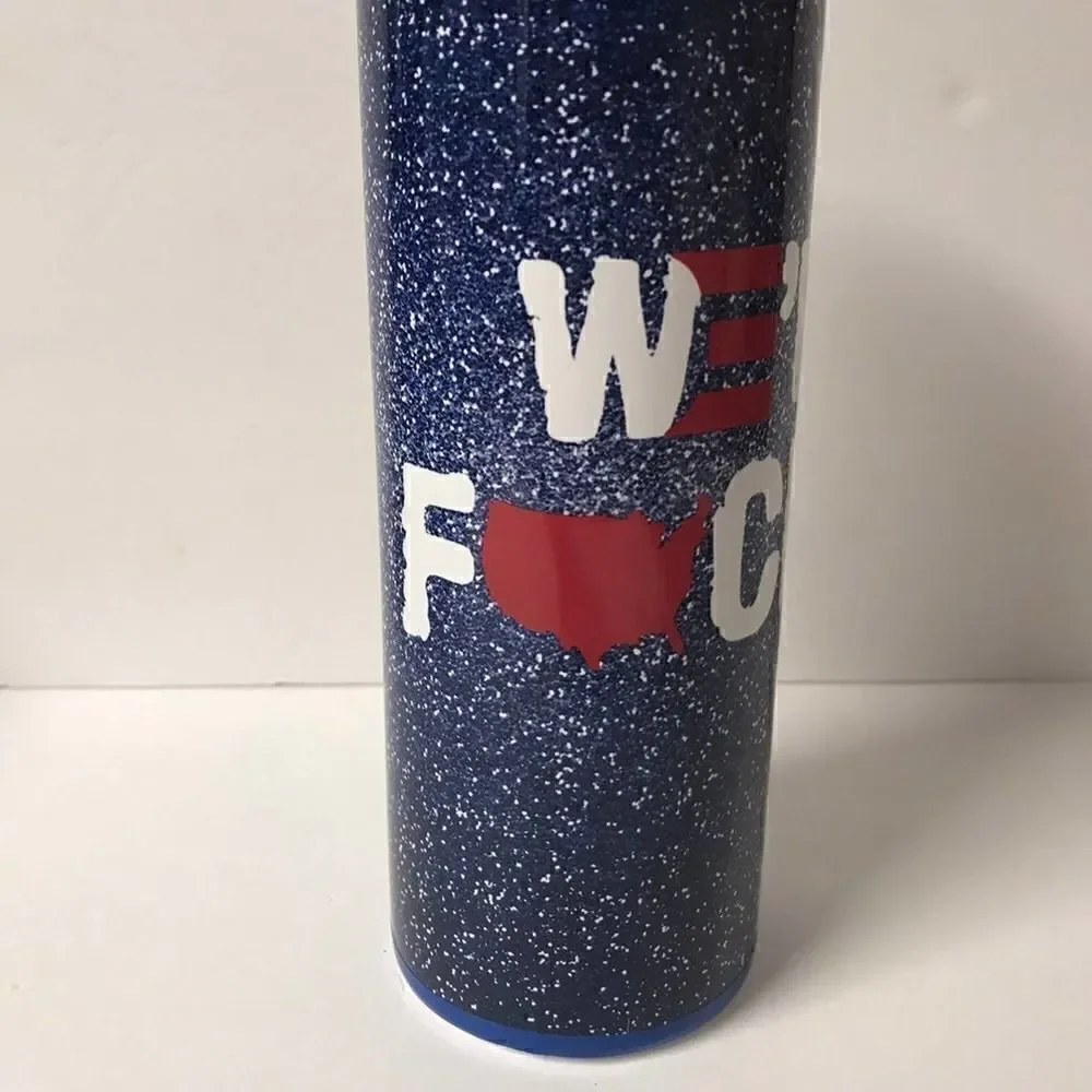 We're F**ked handmade stainless steel tumbler